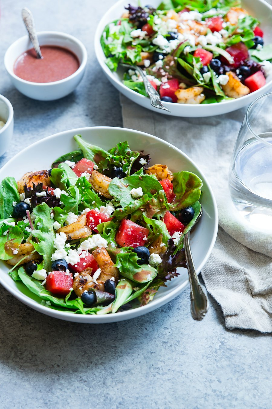 Fresh salads at F1Cafe